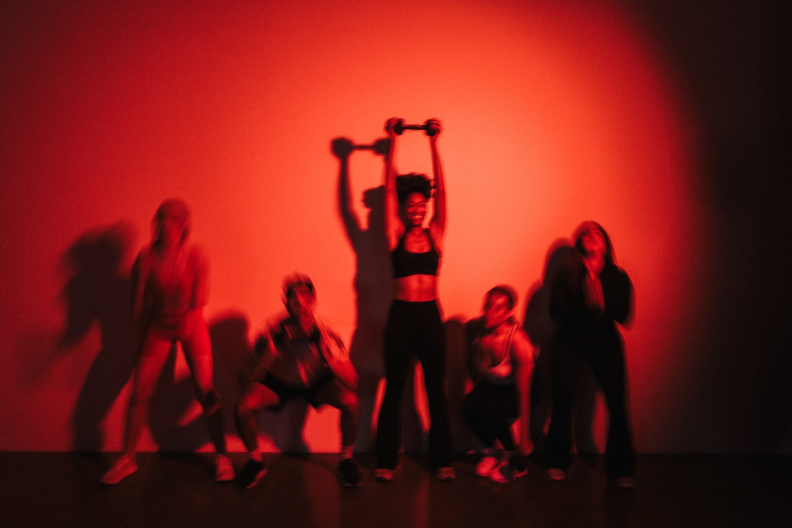 A J.I.M class in the infrared studio